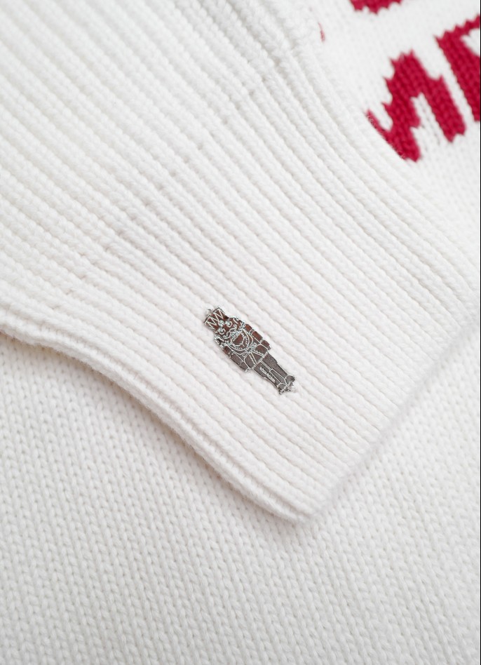 UNISEX KNITTED SWEATER - DEAR SANTA SPOIL ME RIGHT